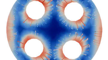 elektrické pole uvnitř dielektrika